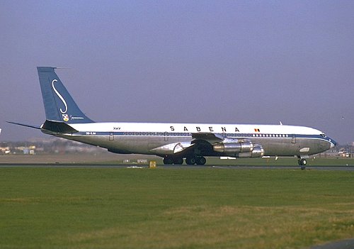 Boeing 707 of Sabena  