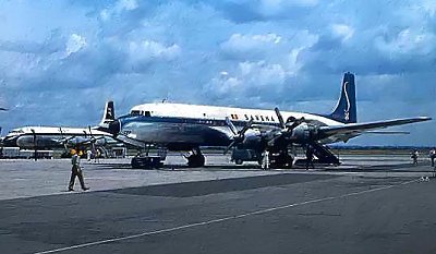 Douglas DC-7 at Harare in 1959