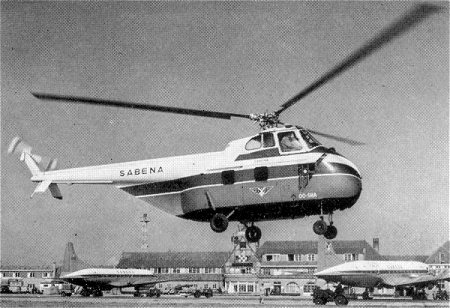 SABENA flew international services with Sikorsky S.55